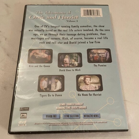 The Adventures Of Ozzie And Harriet (DVD) Golden Years of Television - 3 Discs - Picture 6 of 8